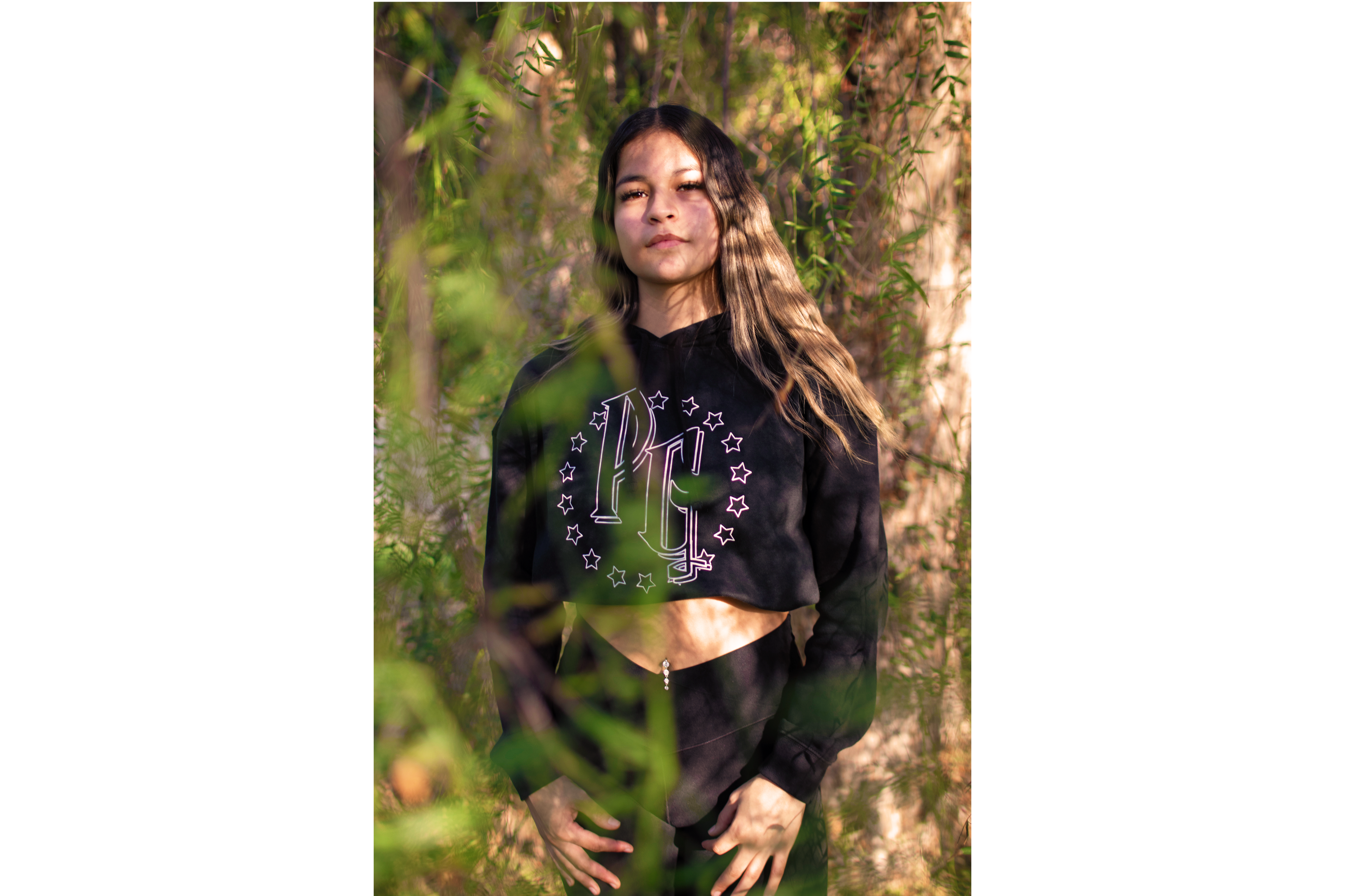 Stars & Struggles Crop Hoodie