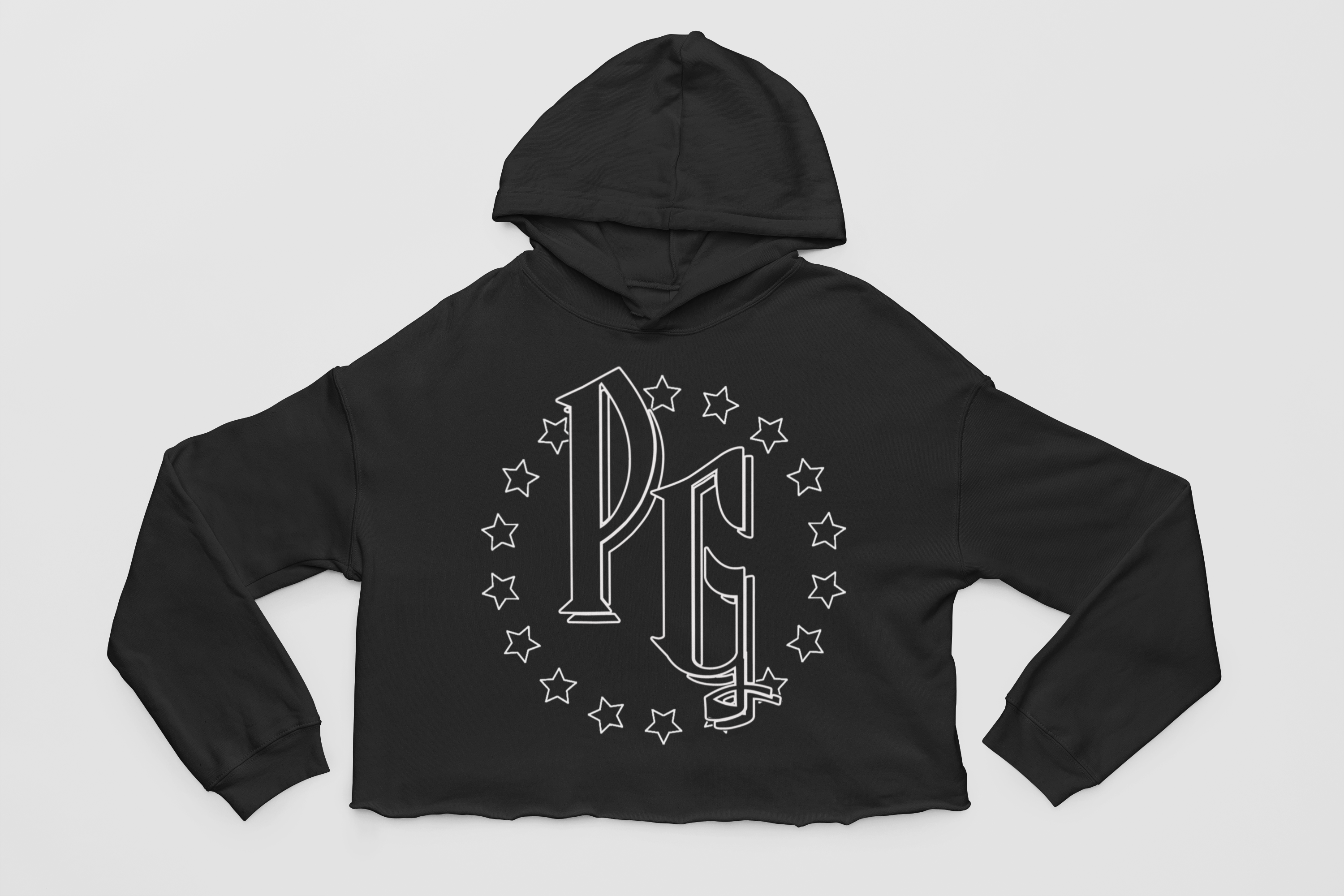Stars & Struggles Crop Hoodie