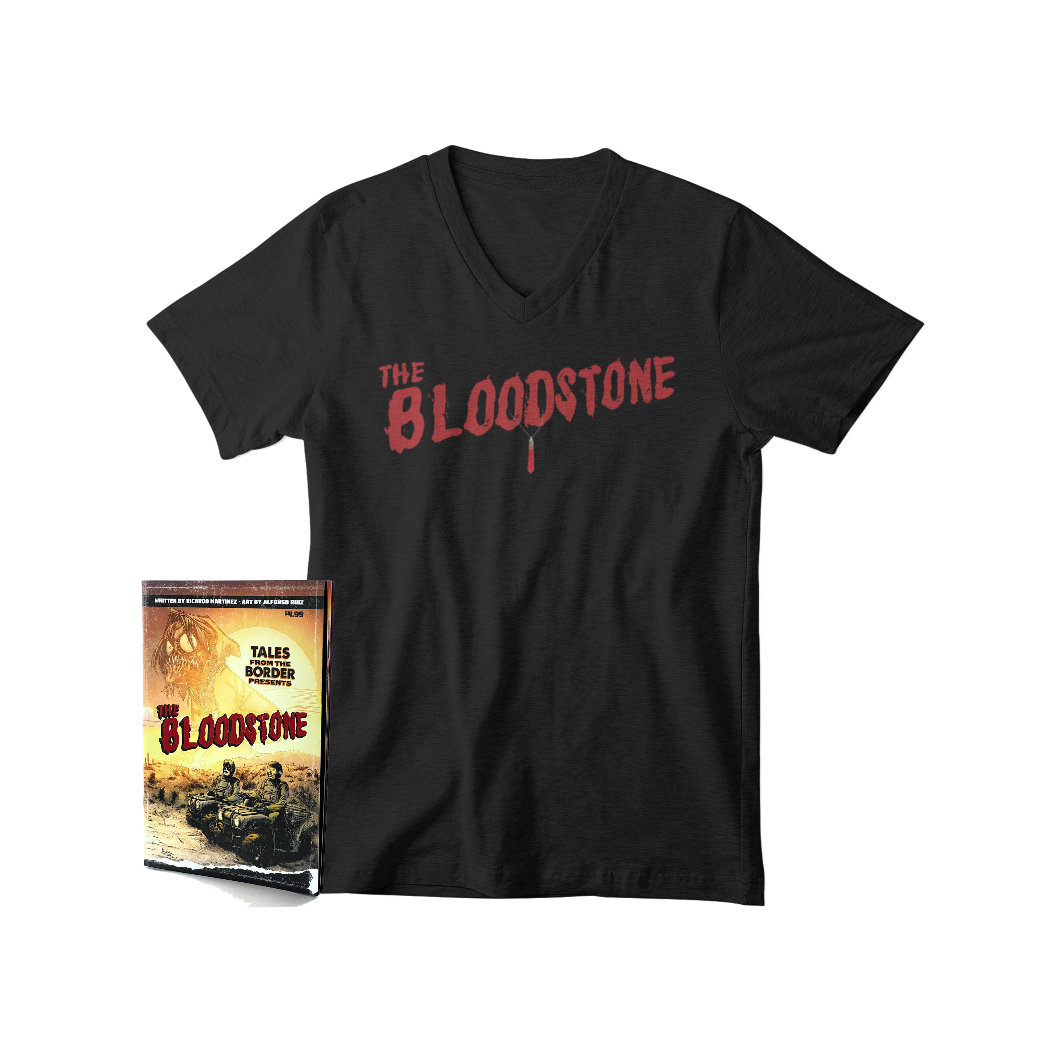 Bloodstone x PG V ネック コミック バンドル