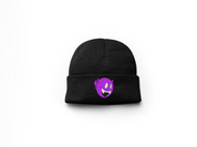 Purple Ghost Logo Beanie