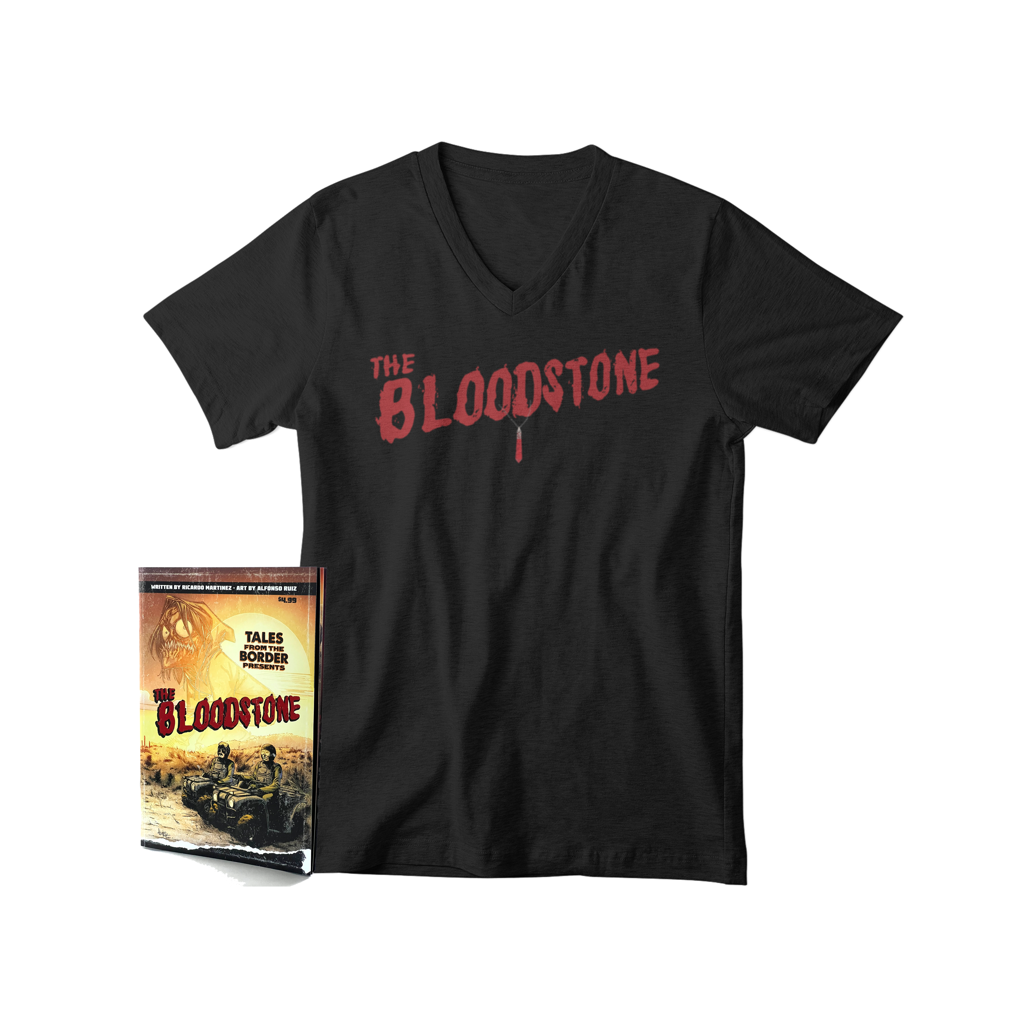 The Bloodstone x PG V-neck Comic Bundle